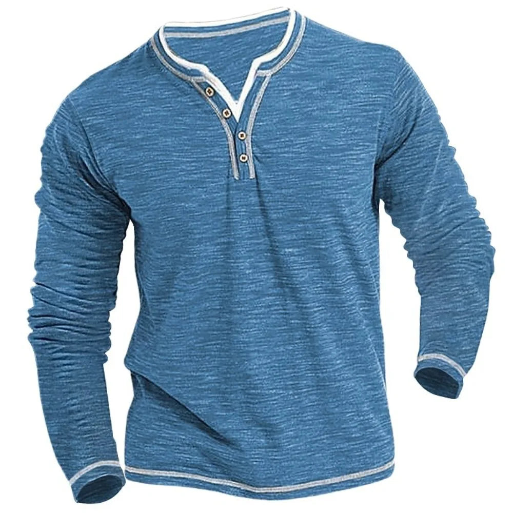 Denis™ |  Stylish Long Sleeve with V-Neck