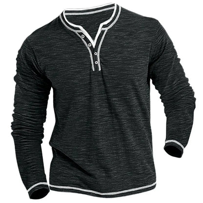 Denis™ |  Stylish Long Sleeve with V-Neck