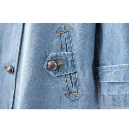 Riviera – Chic Denim Cape Jacket