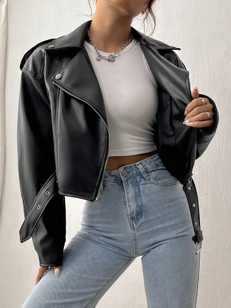 Yvette™ | Elegant and powerful leather jacket