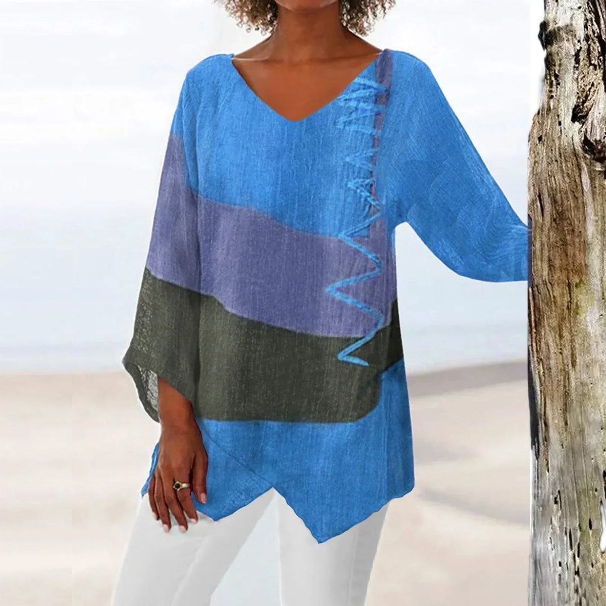 SHELBY | LOOSE-FIT LONG-SLEEVED TOP