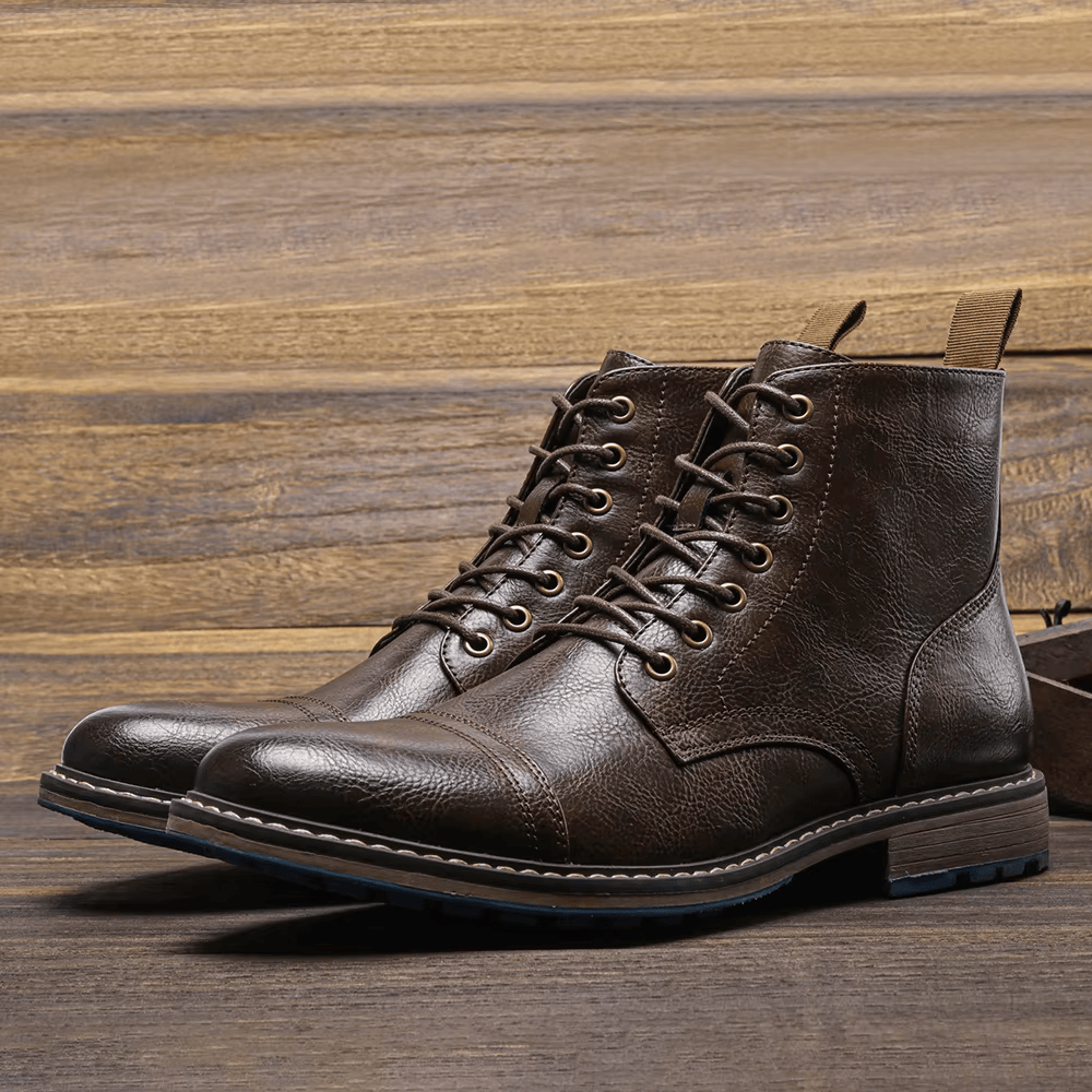 Conor | Leather Boots in Fashion Style