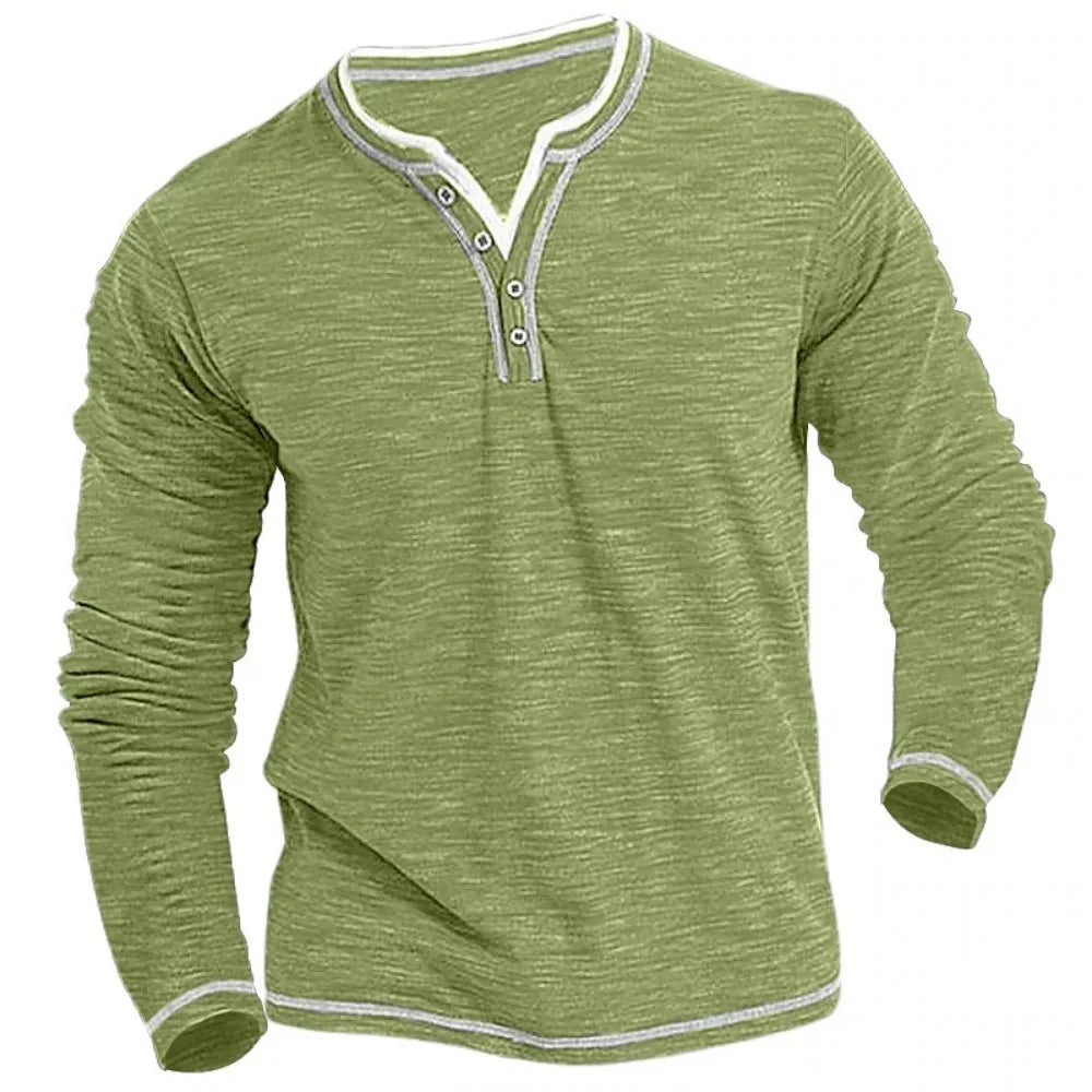 Denis™ |  Stylish Long Sleeve with V-Neck