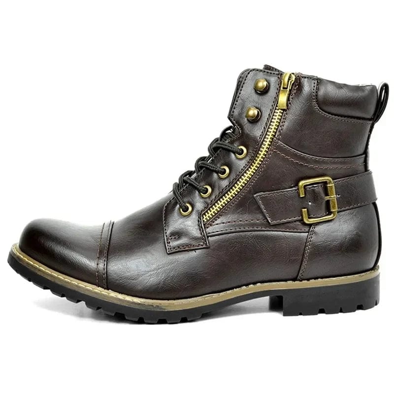 Edoardo | Elegant Leather Lace-Up Boots