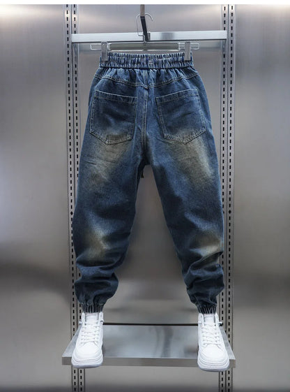 Harper™ | Baggy Denim Pants with Belt