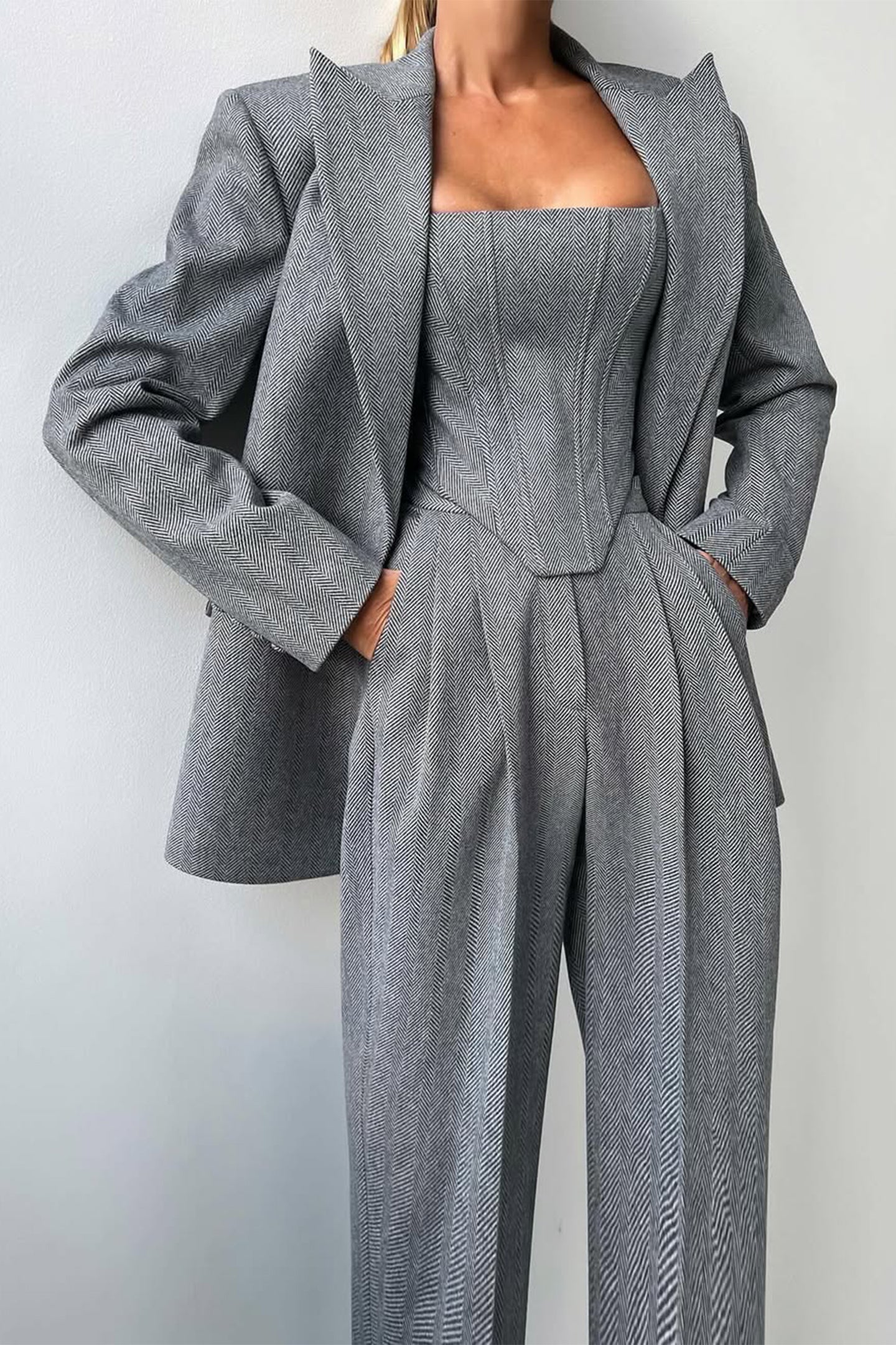 Dolce™ | Women’s Double-Breasted Blazer 3-Piece Set