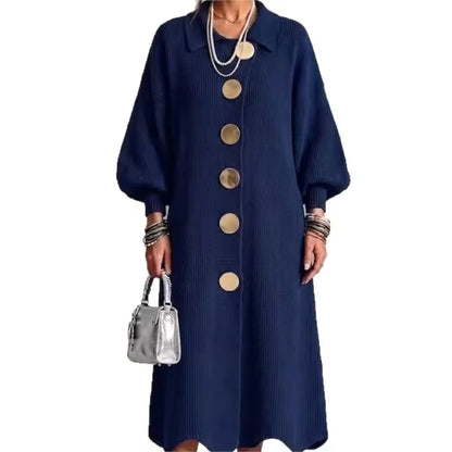 Norma | Long Sleeve Button-Down Dress