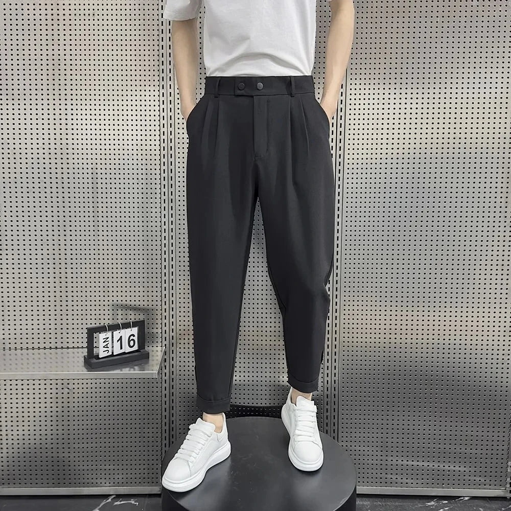 Tiago | Men’s Slim Fit Harem Trousers