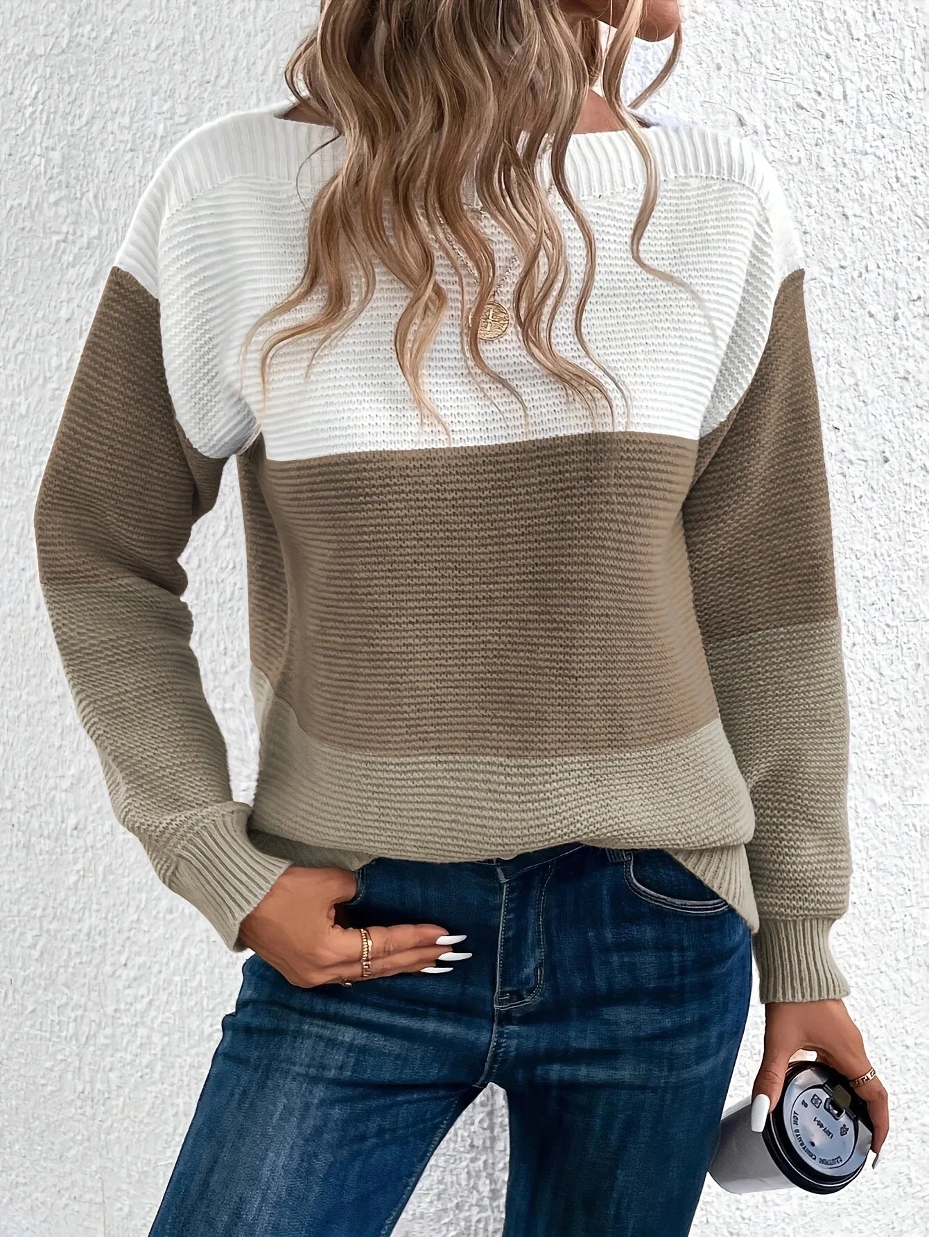 Harper™ | Elegant Tricolor Patchwork Sweater