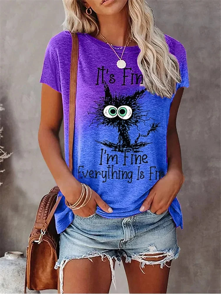 Yara | Heart Print Oversized T-Shirt