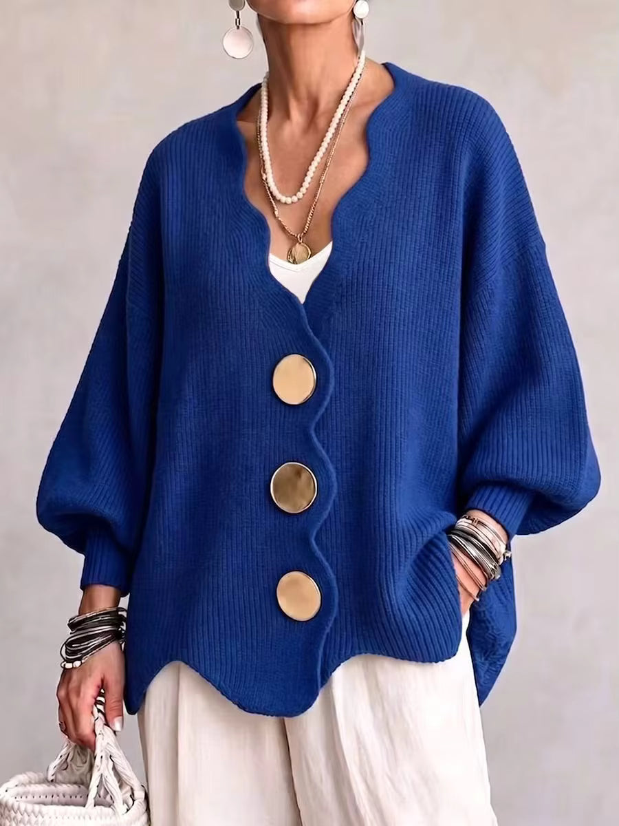 Connie | Loose Button Knit Cardigan