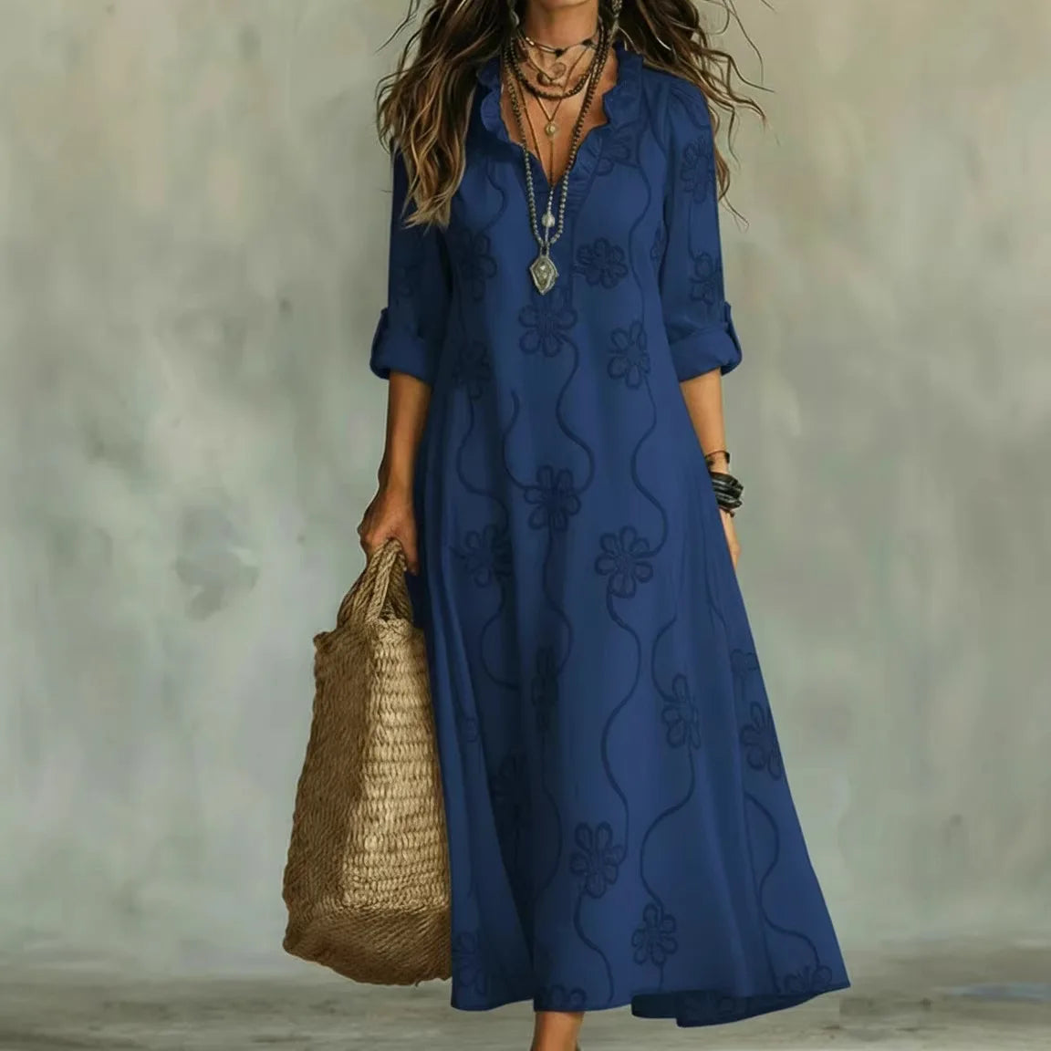 Cora | Long Floral Summer Dress