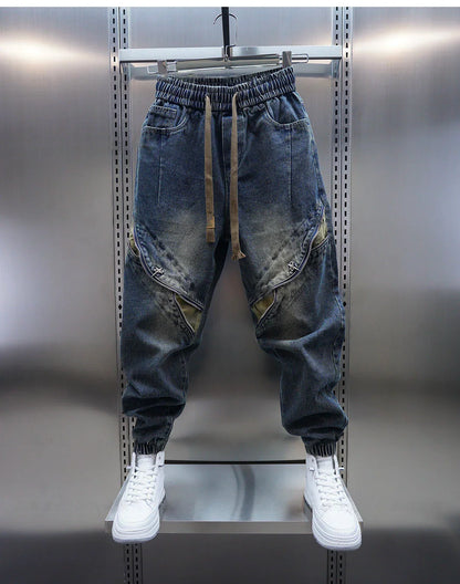 Harper™ | Baggy Denim Pants with Belt