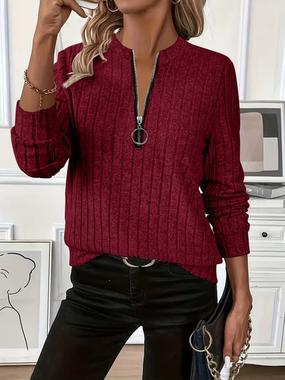 Delaney™ | Relaxed Quarter-Zip Sweater