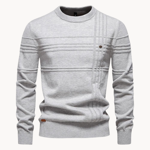 Harper™ | Men's Sweater with Checkered Design