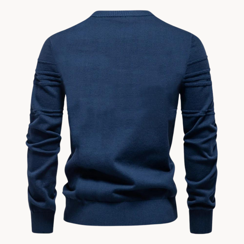 Harper™ | Men's Sweater with Checkered Design