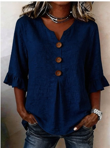 Sage | Linen Cotton Blouse