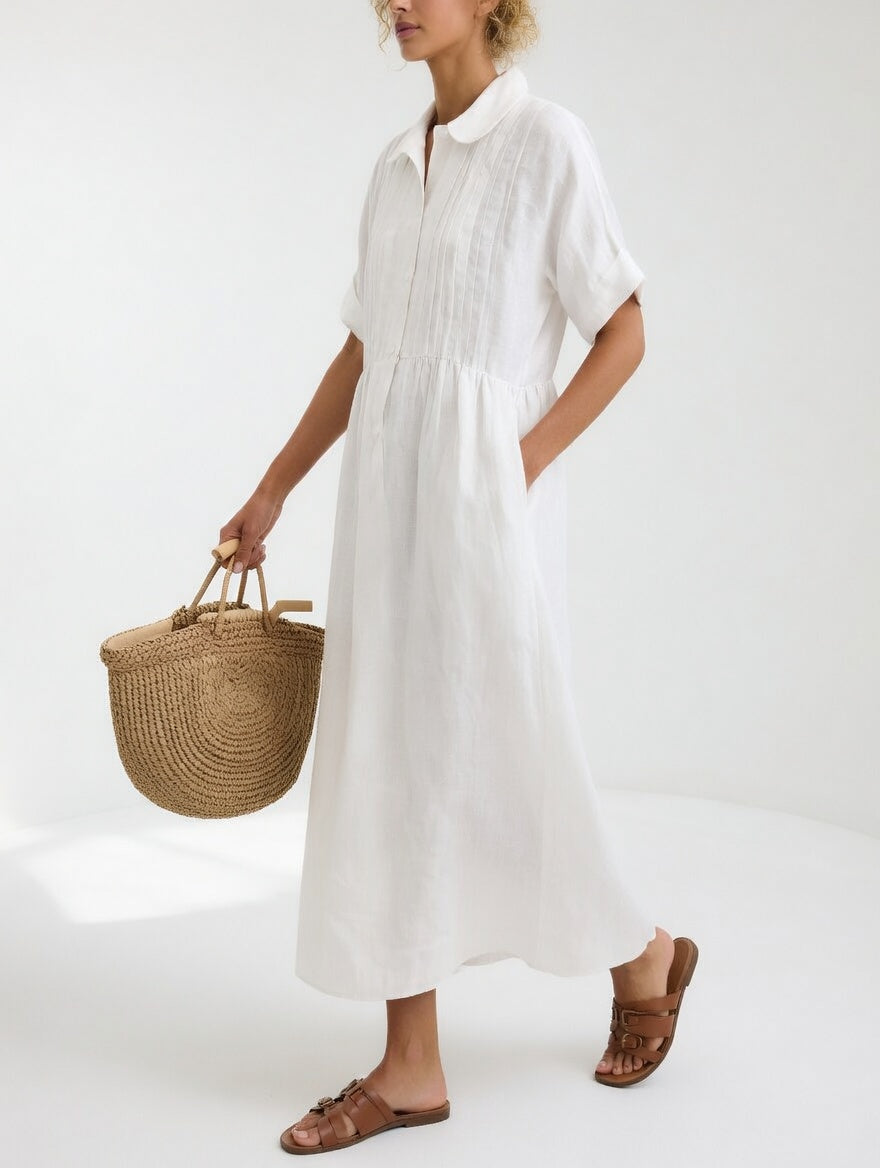 Rosalie™ | Relaxed Button-Front Maxi Dress