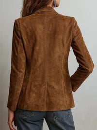 Eleanor™ | Vintage Brown Blazer