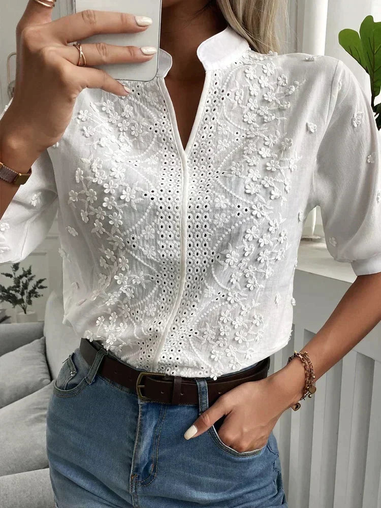 Sophie – Luxurious Embroidered Blouse