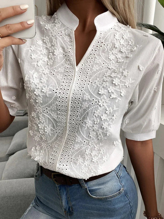 Sophie – Luxurious Embroidered Blouse