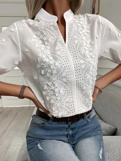 Sophie – Luxurious Embroidered Blouse