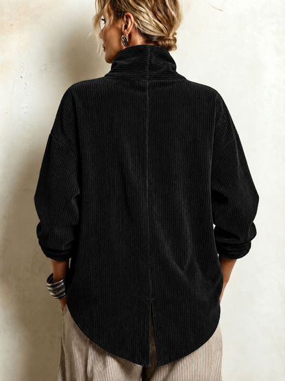 Rebecca™ | Corduroy Button-Up Top