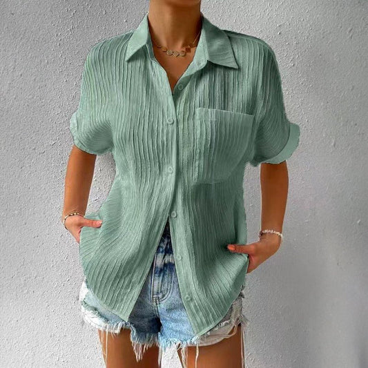 Amelie Fleur Short Sleeved Shirt