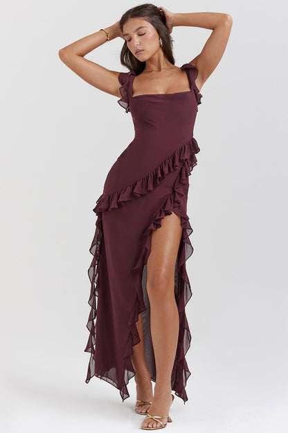 Arielle™ | Women’s Elegant Ruffle Maxi Dress