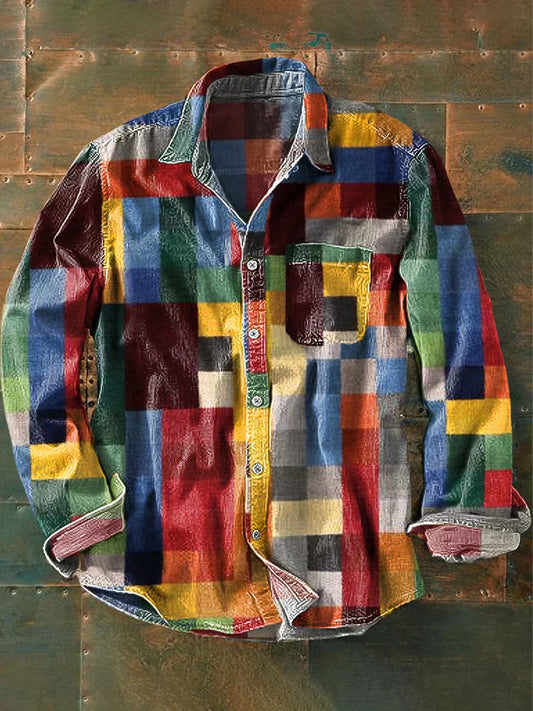 Mathias | Men’s Long Sleeve Shirt with Pocket