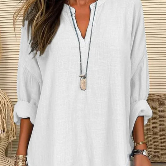 Lina™ | Loose-Fit Long-Sleeve Beach Shirt