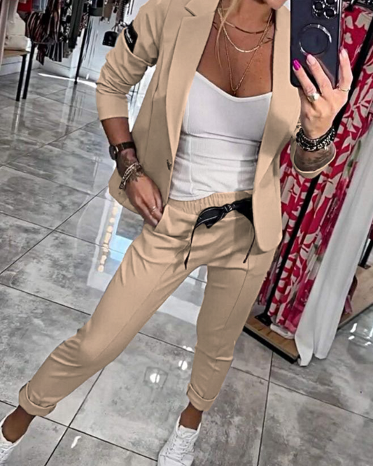 MALOU | TOP, JACKET AND PANTS SET