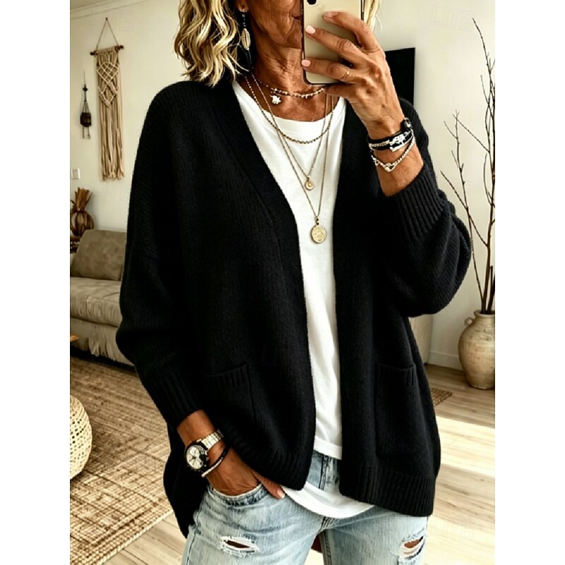 Rosalie™ | Relaxed Open-Front Cardigan