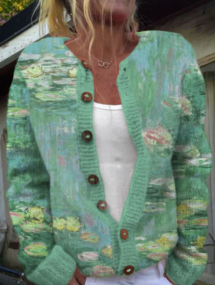 Anwen | Women’s Green Cardigan