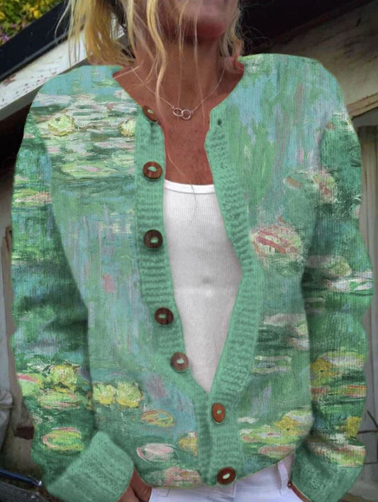 Anwen | Women’s Green Cardigan