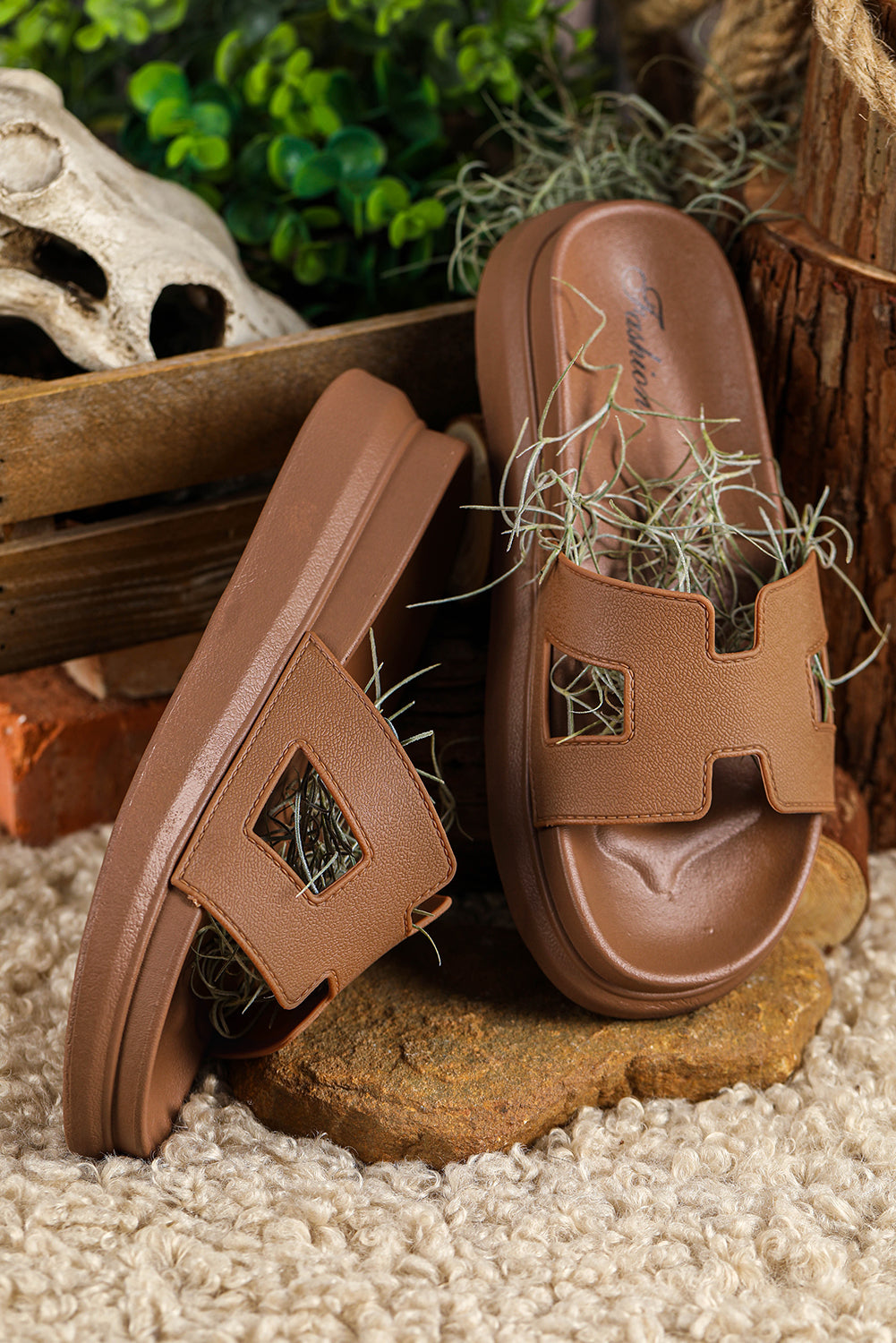 Nadine | Women's Chic Platform Slippers