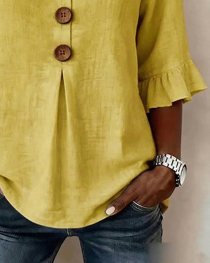 Sage | Linen Cotton Blouse