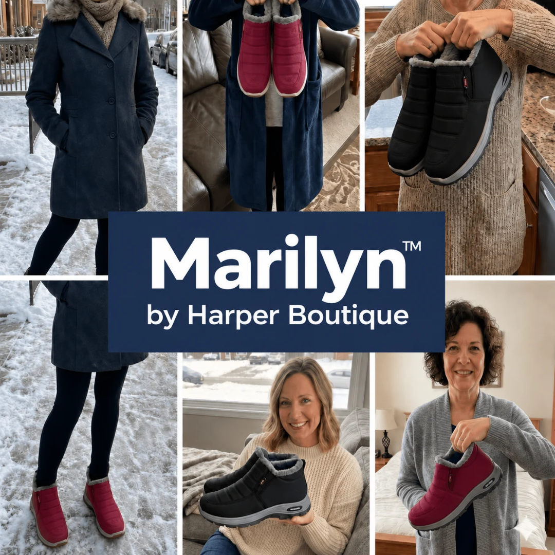 Marilyn™ | Quilted Waterproof Slip-On Ankle Boots