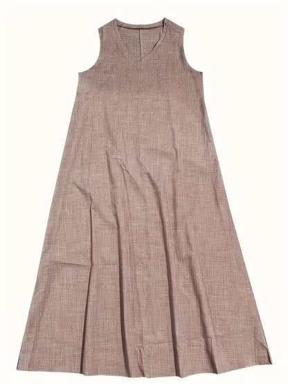 Sophie – Long flowing dress in pure cotton