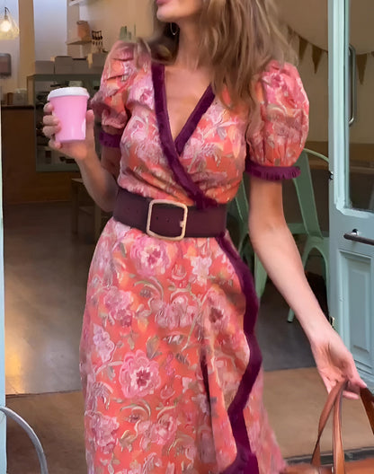 FRANCESCA | ELEGANT PINK MAXI