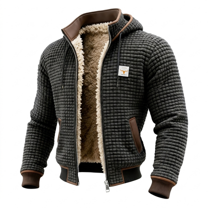 Shawn | Retro Hooded Zip Jacket