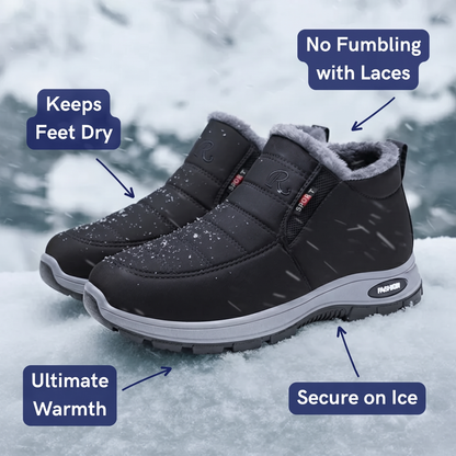 Marilyn™ | Quilted Waterproof Slip-On Ankle Boots