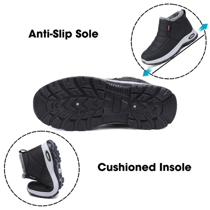 Marilyn™ | Quilted Waterproof Slip-On Ankle Boots