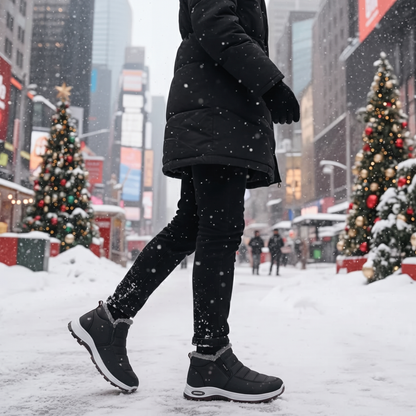 Marilyn™ | Quilted Waterproof Slip-On Ankle Boots