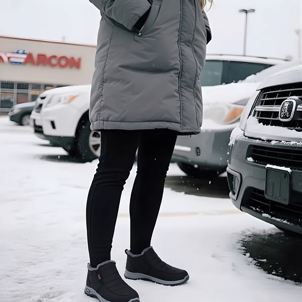 Marilyn™ | Quilted Waterproof Slip-On Ankle Boots