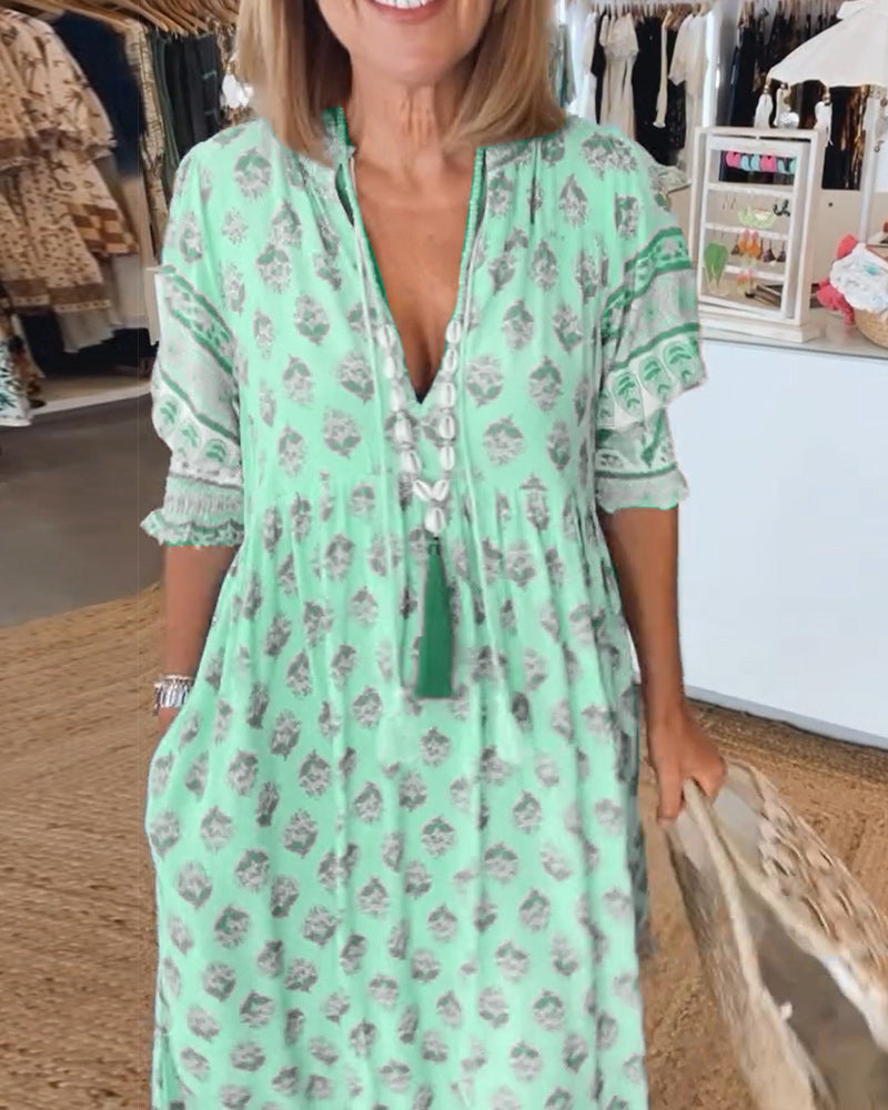 Viviana | Women’s Radiant Floral Spring/Summer Dress