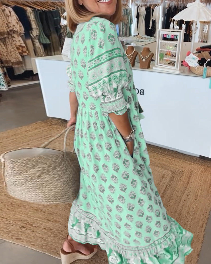 Viviana | Women’s Radiant Floral Spring/Summer Dress