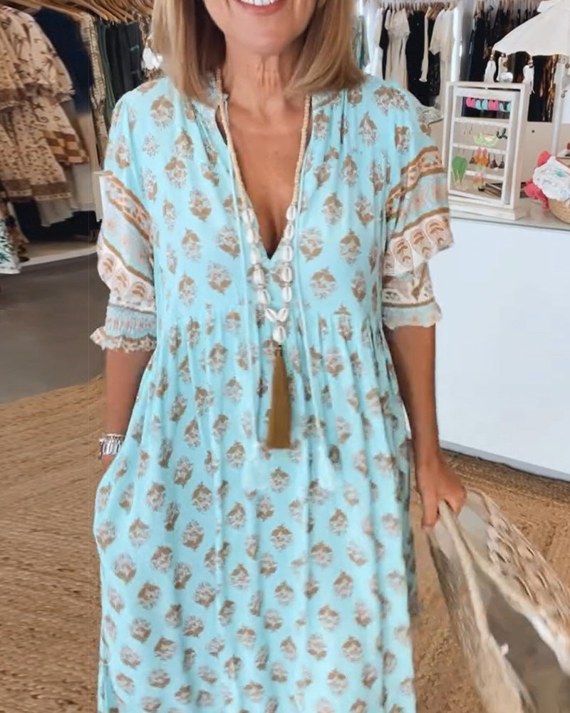 Viviana | Women’s Radiant Floral Spring/Summer Dress