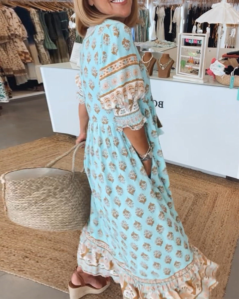 Viviana | Women’s Radiant Floral Spring/Summer Dress