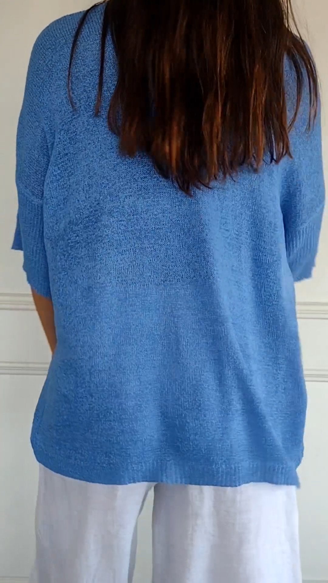 Anna | Women’s V-Neck Knit Top